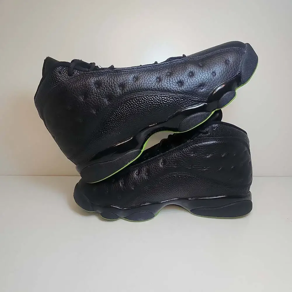 Nike Air Jordan 13 Retro Altitude Black Green Men Size 11